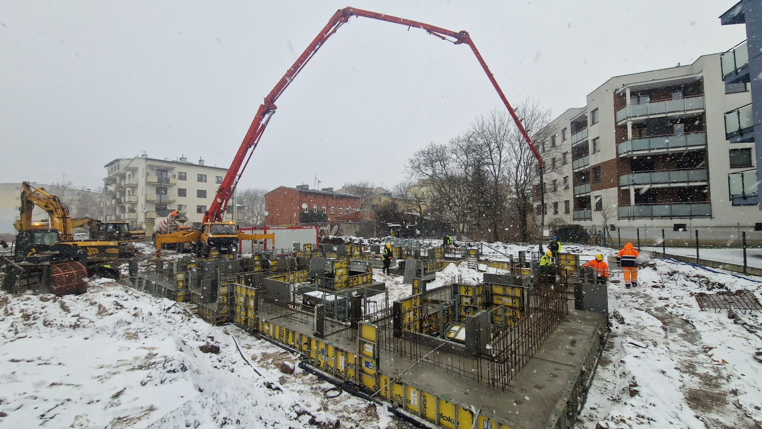 Fundamenty na Orlej 13.
